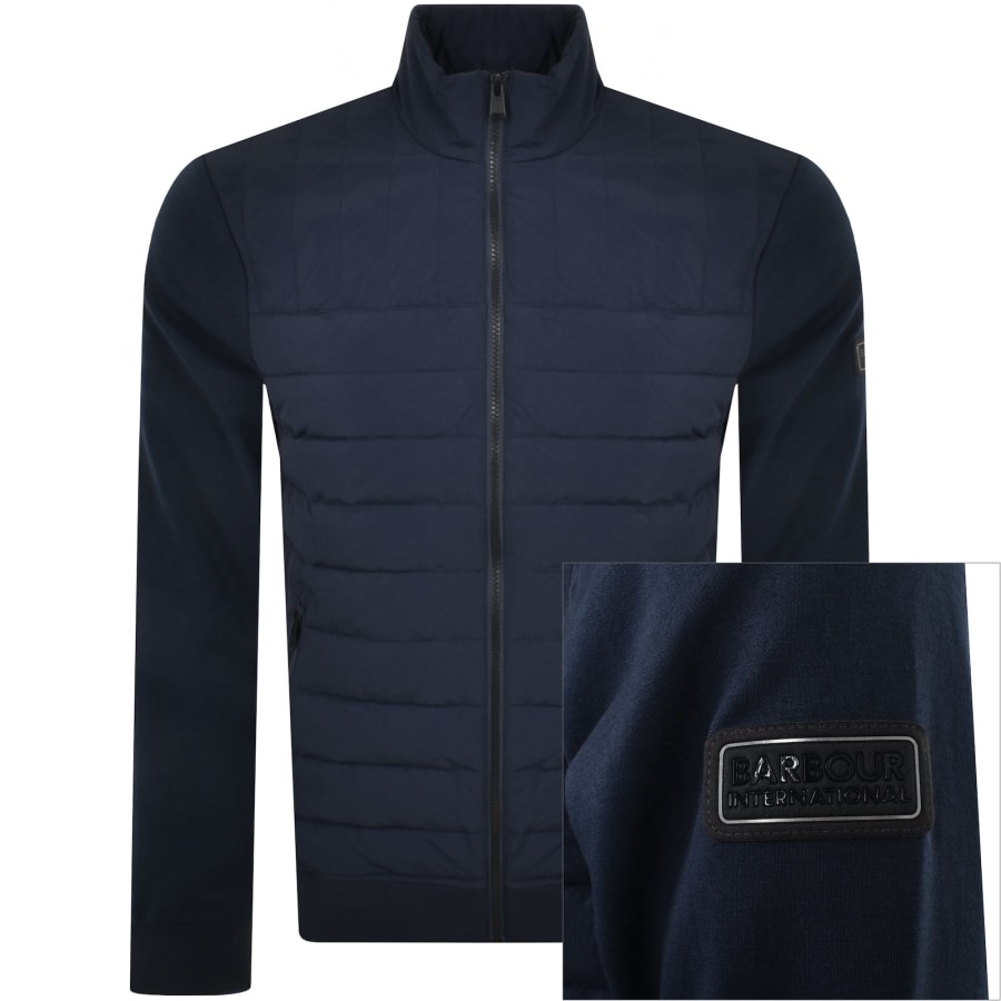 Barbour International Counter Sweatshirt Navy Mainline Menswear